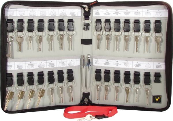 Keysafe XL Schlüsselmappe Organizer Pflegedienste Krankenpflege Hausnotruf 2689